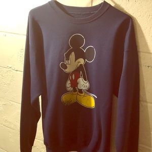 Rare Disney grumpy Mickey sweater